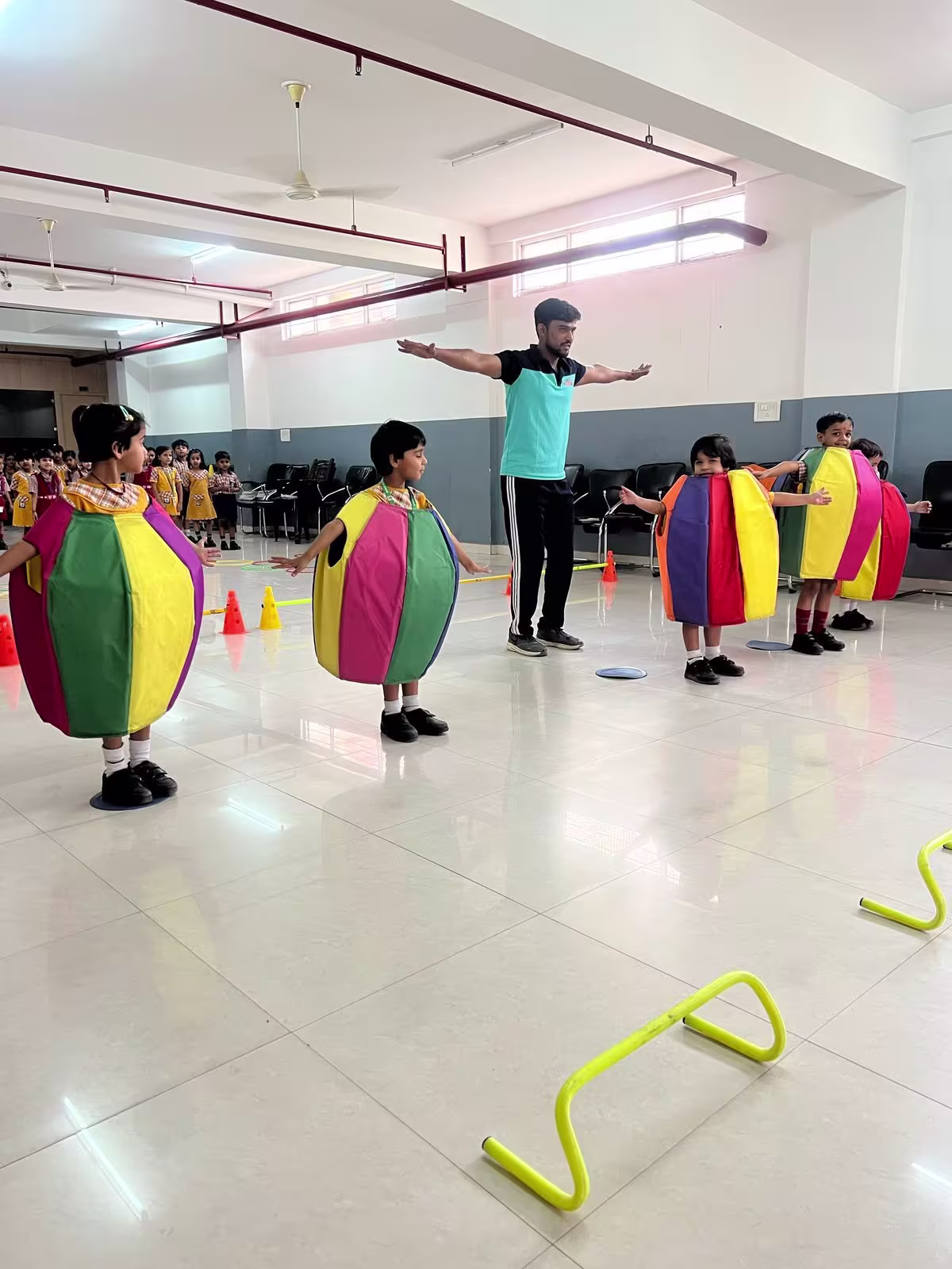 Balance beam practice