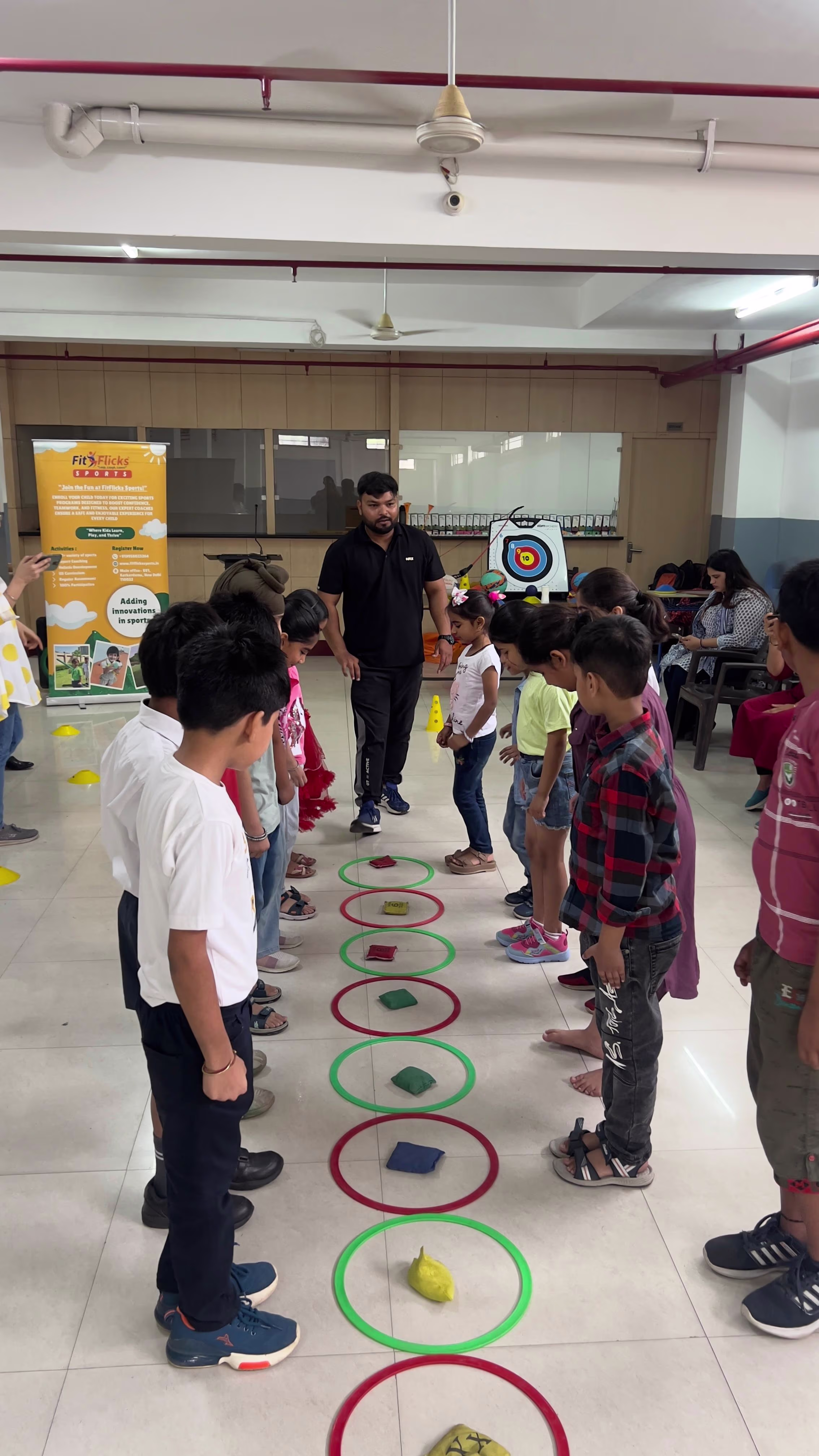 Outdoor football practice